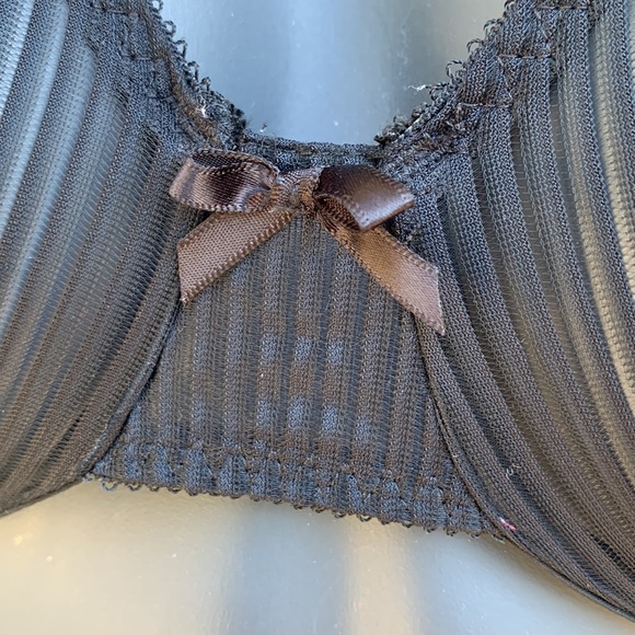 Vintage Best Form Black Semi Sheer Underwire Bra - 36B - Picture 3 of 12